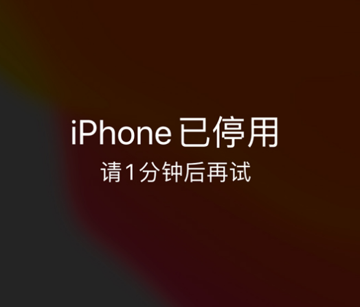 万柏林苹果手机维修分享:iPhone 显示“不可用”或“已停用”怎么办？还能保留数据吗？ 