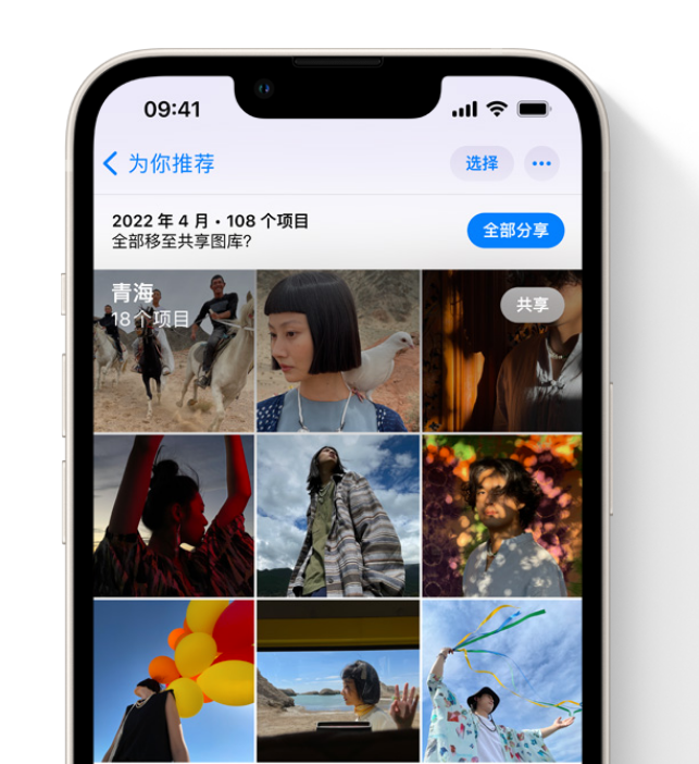 万柏林苹果维修网点分享在 iPhone 上使用共享图库 