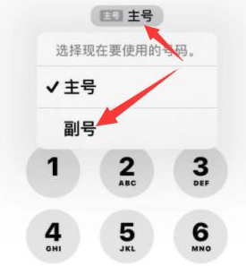 万柏林苹果14维修店分享iPhone 14 Pro Max使用副卡打电话的方法 